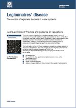Legionnaires' disease document cover