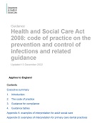 Health And Social Care Act document cover