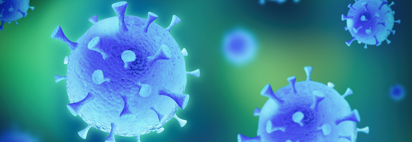 Magnified coronavirus